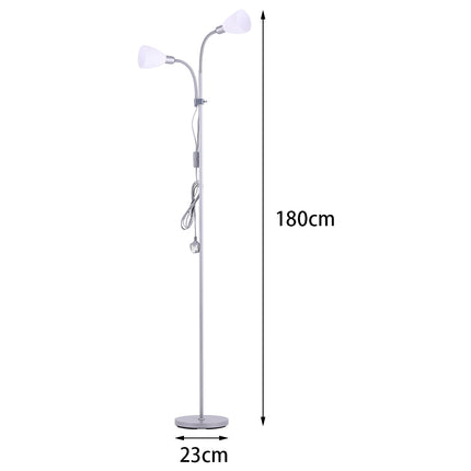 Modern 2 Head Standing Floor Lamp for Living Room