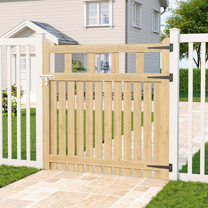 120x120cm Outdoor Wooden Garden Gate Fence Door
