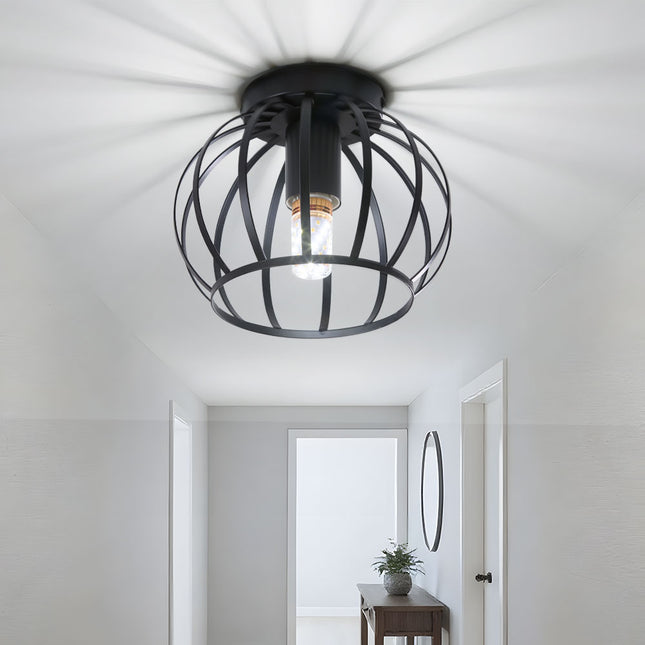 Metal Lantern Ceiling Light