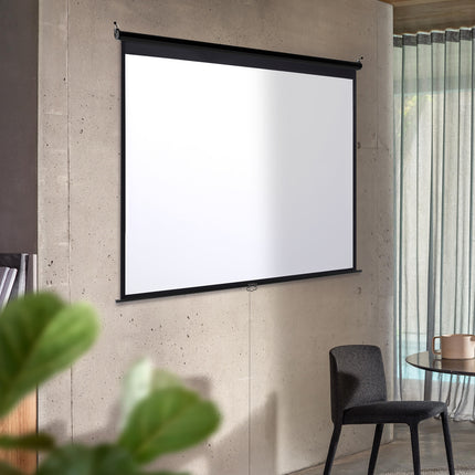 100 Inch HD Manual Pull Down Projector Screen