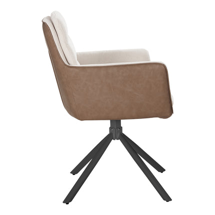 Modern Office Chair Accent Chair with Metal Base