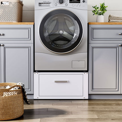 Washing Machine Dryer Pedestal with Drawer
