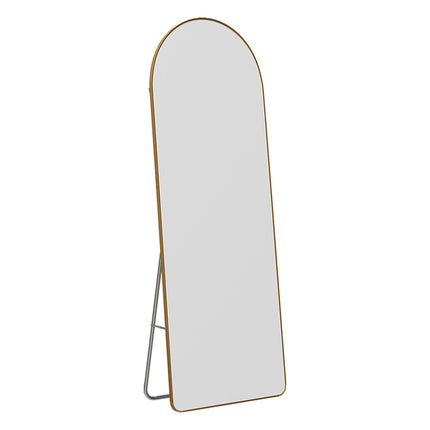 Modern Arched Metal Full Length Floor Mirror