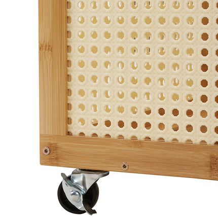 Freestanding Clothes Rack with Wheels