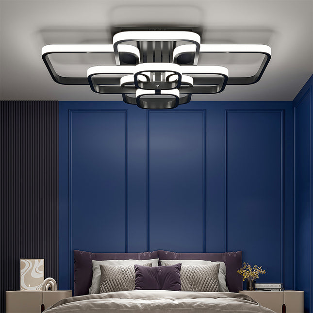 Contemporary LED Energy-efficient Semi Flush Ceiling Light