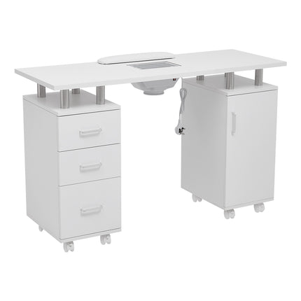 Professional Mobile Manicure Table Nail Desk with Dust Collector