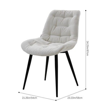 Teddy Fleece Upholstered Dining Chair