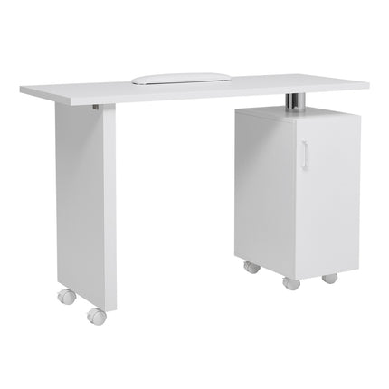 Rolling Manicure Table Salon Station with Storage