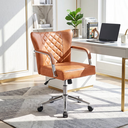 Height-Adjustable Swivel Office Chair