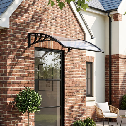 Outdoor Door Canopy Window Awning with Drainage Channel