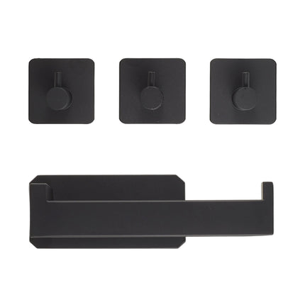 4pcs Self Adhesive Stainless Steel Bathroom Hardware Set