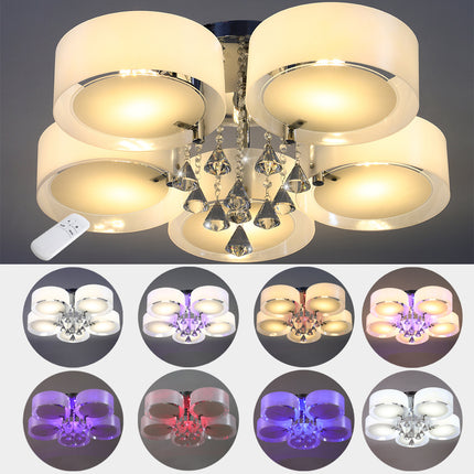 LED Crystal Ceiling Light Chandelier Lamp, 5 Head