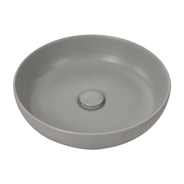 Round Ceramic Countertop Washbasin Vessel Sink