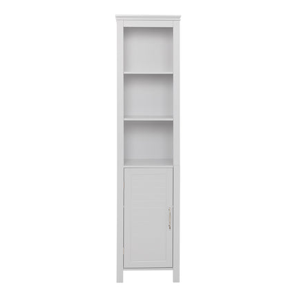 161.5cm H Freestanding Bathroom Tall Cabinet with Blind Door