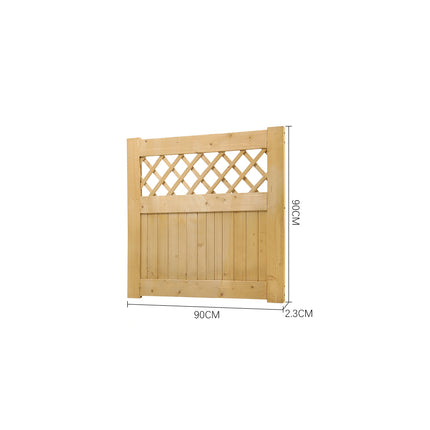 Diyspace Rhombus Garden Wood Fence Gate
