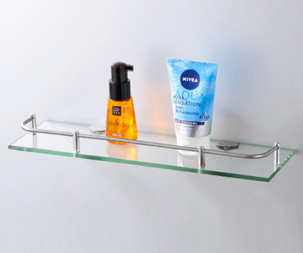W40cm Floating Shelf Tempered Glass Panel 6MM Thick