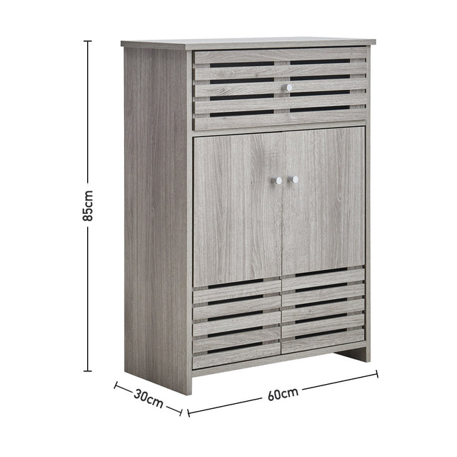 Double Door Single Drawer Floor Cabinet W60 x H85cm