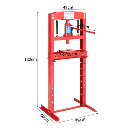 Floor Standing 12 Ton Hydraulic Press