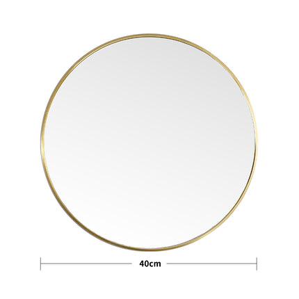 Dia 40cm Round Bathroom Mirror Gold Nordic Mirror