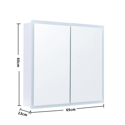 Double Door LED Mirror Cabinet 650 x 600mm