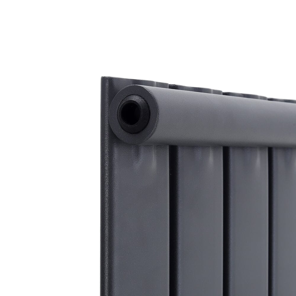 H160cm Vertical Single Flat Panel Heater Anthracite Radiator Bathroom