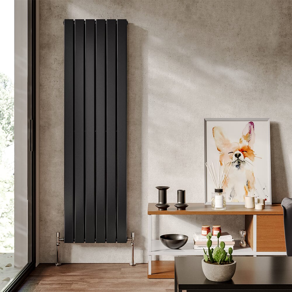 Double Panel Radiator Vertical Heater Anthracite H160cm