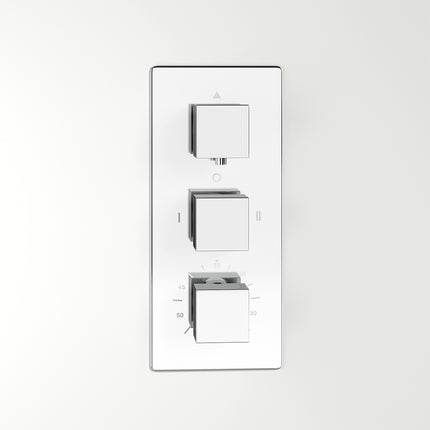 3 Way Concealed Thermostatic Shower System with Degree Control