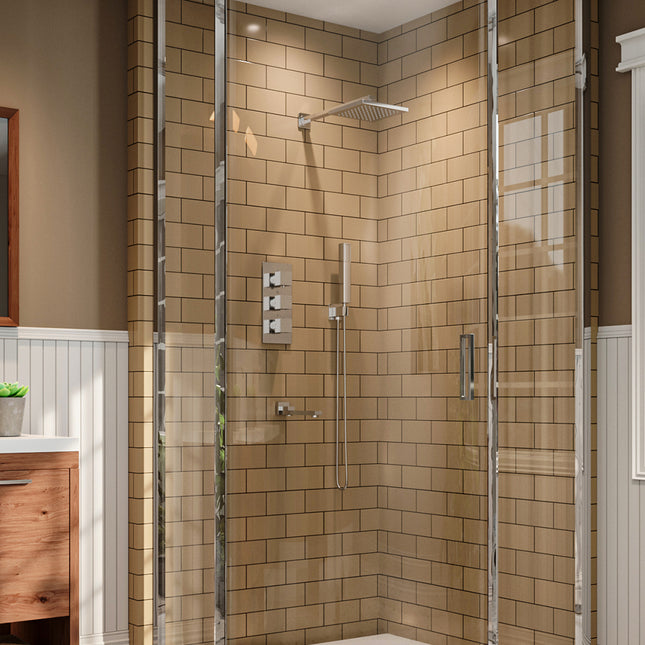 3 Way Concealed Thermostatic Shower System with Degree Control