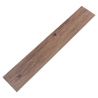 36 Pcs Wood Grain PVC Self-Adhesive Flooring Plank