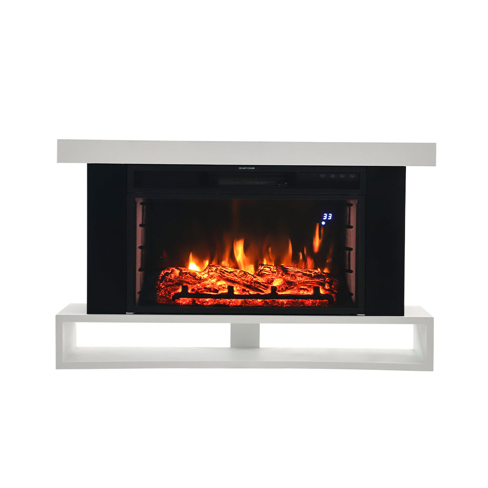 1KW / 2KW Modern Freestanding Electric Fireplace with Mantel