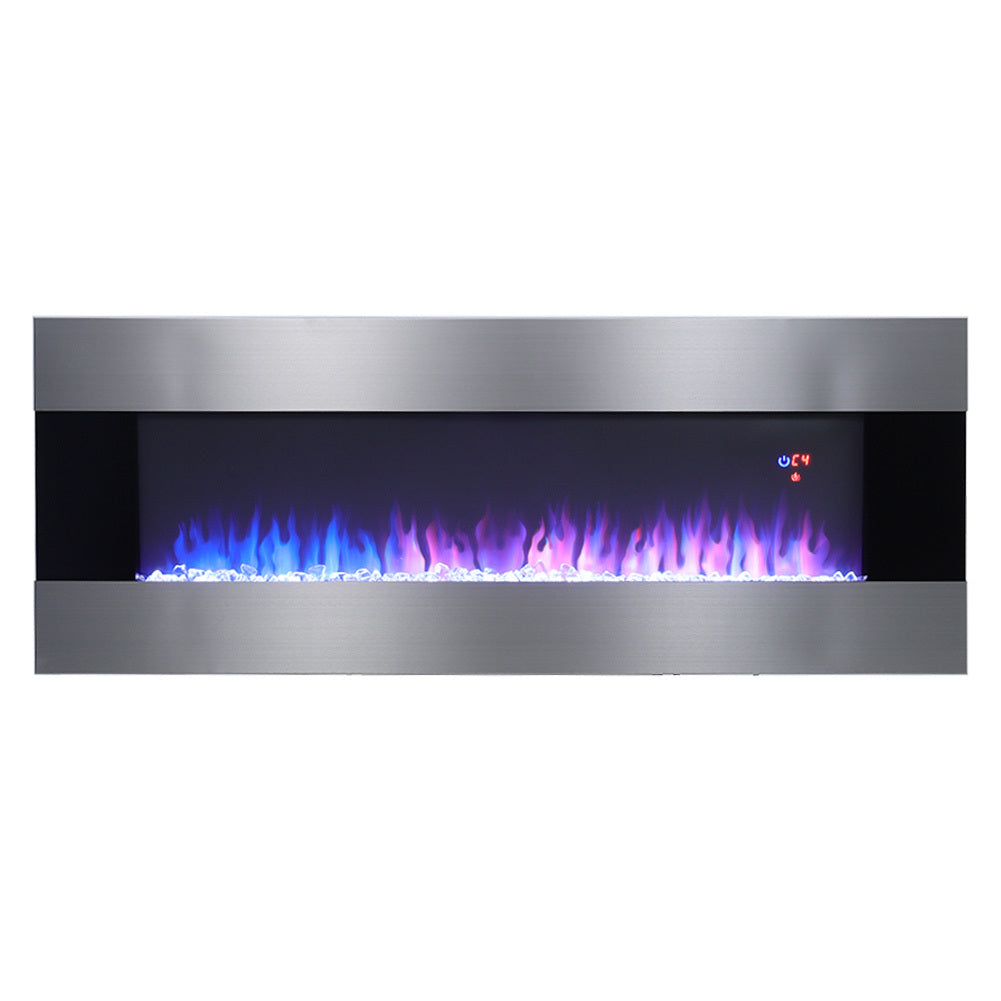 40/50/60 Inch Multicolor Flames Wall Mounted Adjustable Electric Fireplace