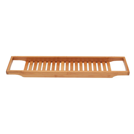 70cm Bamboo Bath Tray Brown Bath Caddy for Tub