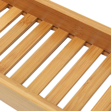 70cm Bamboo Bath Tray Brown Bath Caddy for Tub