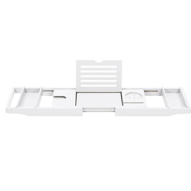 109cm Expandable Bathtub Caddy Bamboo Bath Tray