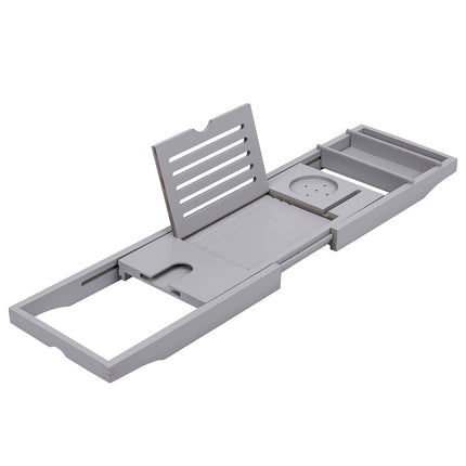 109cm Expandable Bathtub Caddy Bamboo Bath Tray