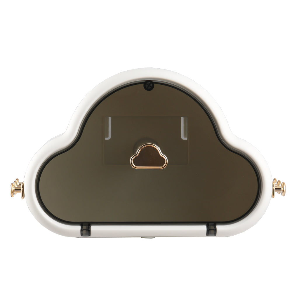 Wall Mounted Cloud-shaped Toilet Holder with Hooks