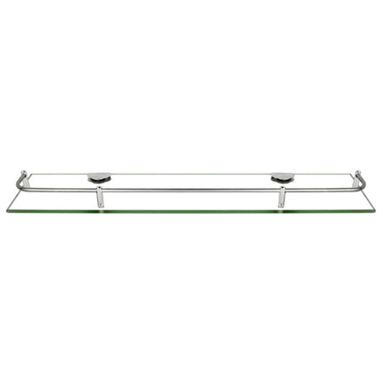W60cm Bathroom Floating Shelf Tempered Glass Panel 6MM Thick